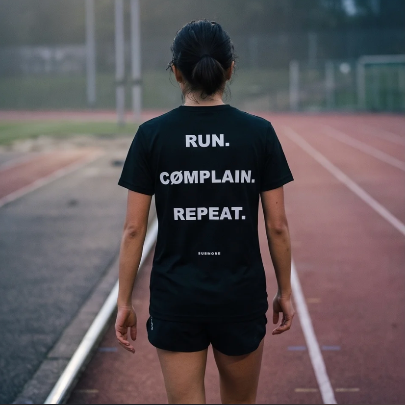 Run. Cømplain. Repeat. Tee