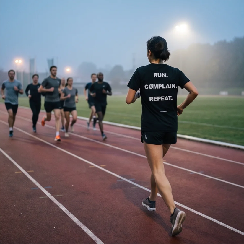 Run. Cømplain. Repeat. Tee