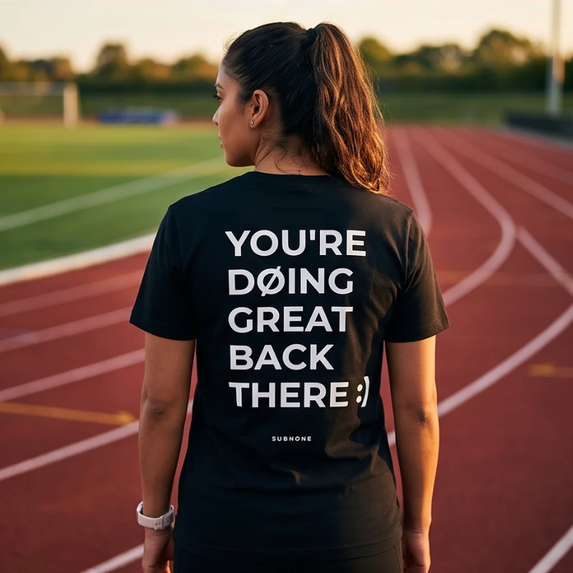 YOU'RE DOING GREAT BACK THERE TEE