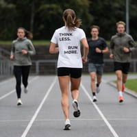 Think Less Run Møre Tee